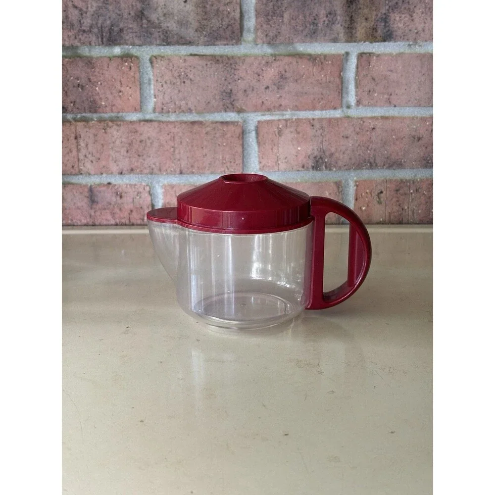 Vintage Little Tykes Party Kitchen Maroon Coffee Pot Carafe Replacement Part